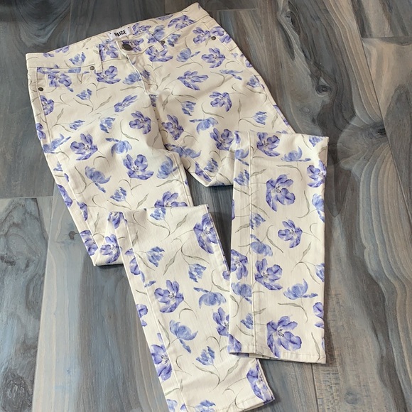 Paige floral ankle jeans - Picture 3 of 3